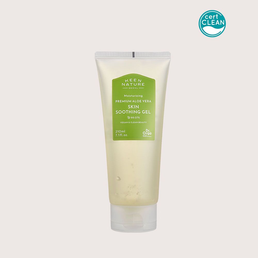 Dr.Orga Aloe Vera Soothing Gel 210ml USDA Organic Ingredients Vegan Hypoallergenic Instant Cooling Relief For Sensitive Skin _ made in Korea