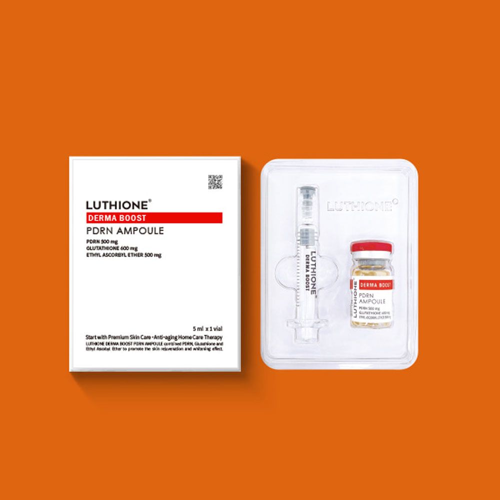  LUTHIONE Derma Boost PDRN Ampoule 1-Week Intensive Home Care for Elasticity and Brightening (MTS Roller Sold Separately)_ Made in Korea