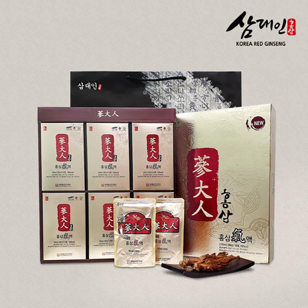SAMDAEIN Korean Red Ginseng NEW GI Energy Liquid 90ml x 30 Packs 6-Year-Old Low Temperature Extraction Pure Tonic _ Made in Korea