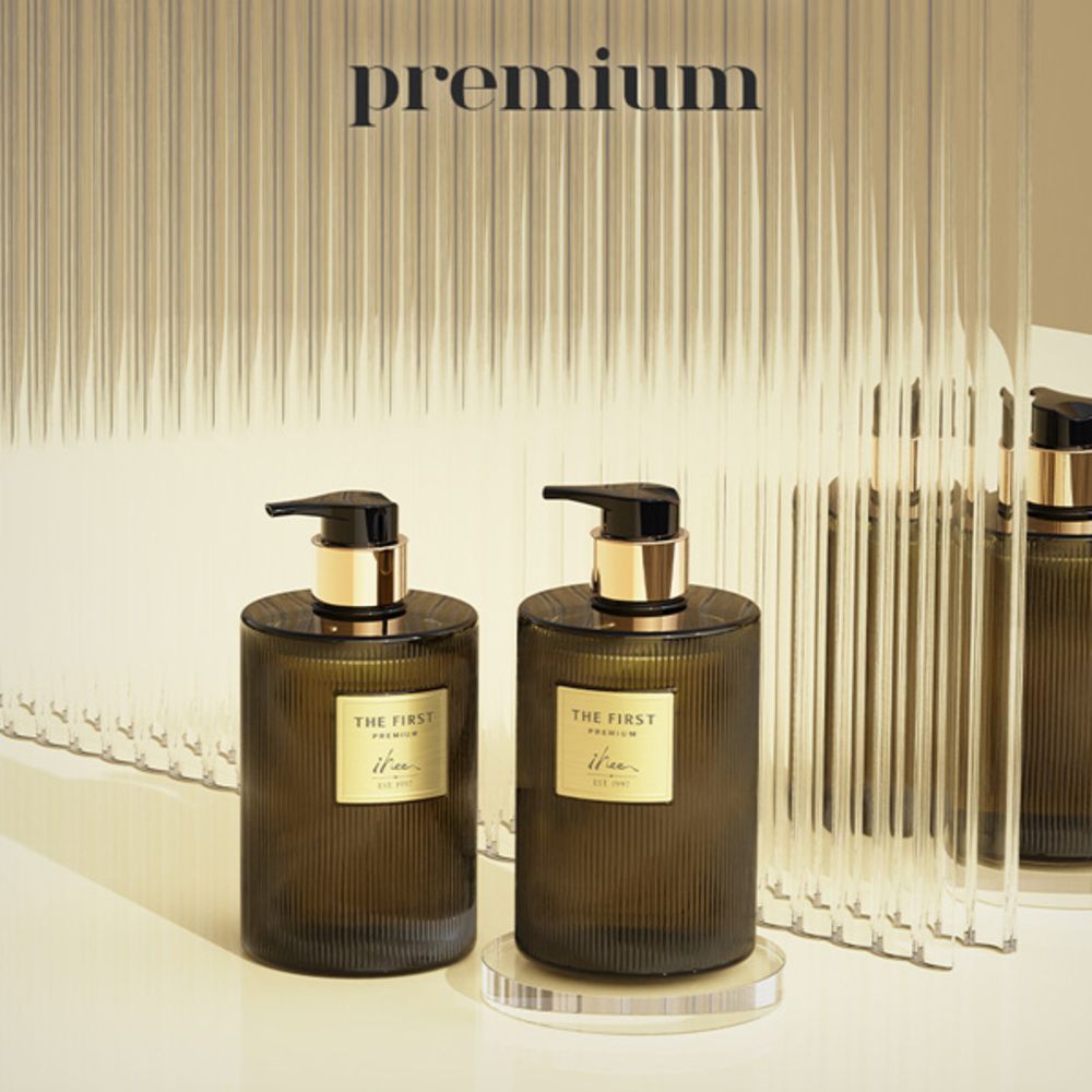 Ihee The First Premium Shampoo 480ml Luxury Salon Hair Care for Scalp Revitalization and Voluminous Shine _ Made in Korea