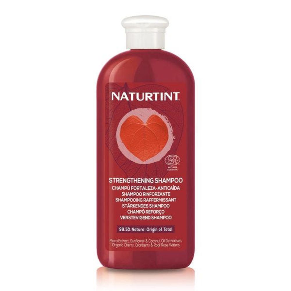 NATURTINT Strengthening Shampoo 330ml for Thinning Hair Scalp Purifying Volumizing ECOCERT Certified Vegan