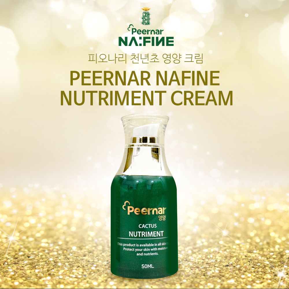 PEERNAR Chunyouncho Cactus Nourishing Cream 50ml 6-in-1 High Concentration Anti-Aging Treatment for Wrinkles and Elasticity _ Made in Korea