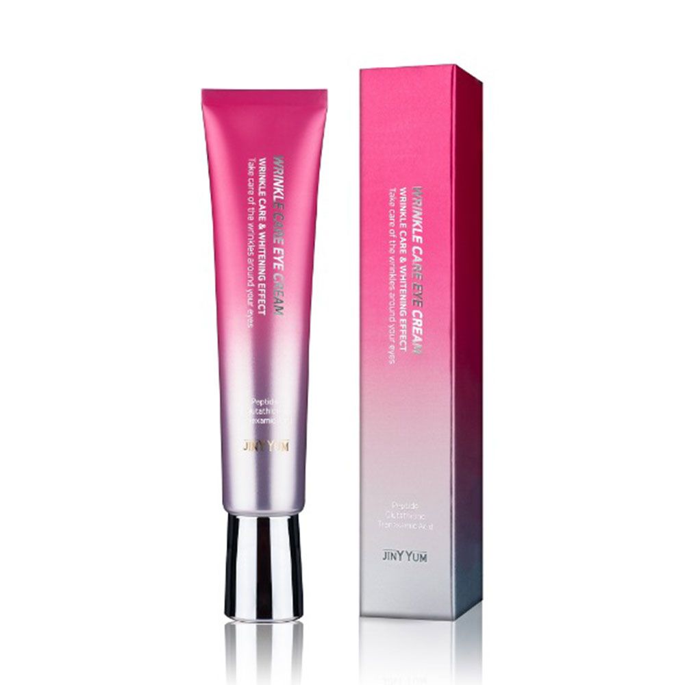 JINYYUM Wrinkle Care Eye Cream 40ml for Intensive Hydration Brightening and Anti-Aging Elasticity Skin Care _ Made in Korea