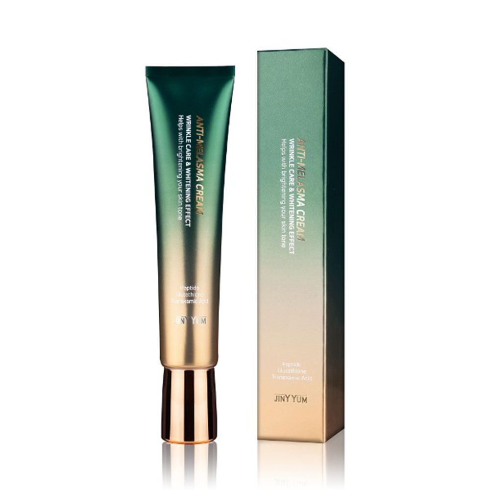 JINYYUM Anti-Melasma Cream 40ml for Intensive Dark Spot Correction Brightening and Adenosine Anti-Wrinkle Facial Care _ Made in Korea