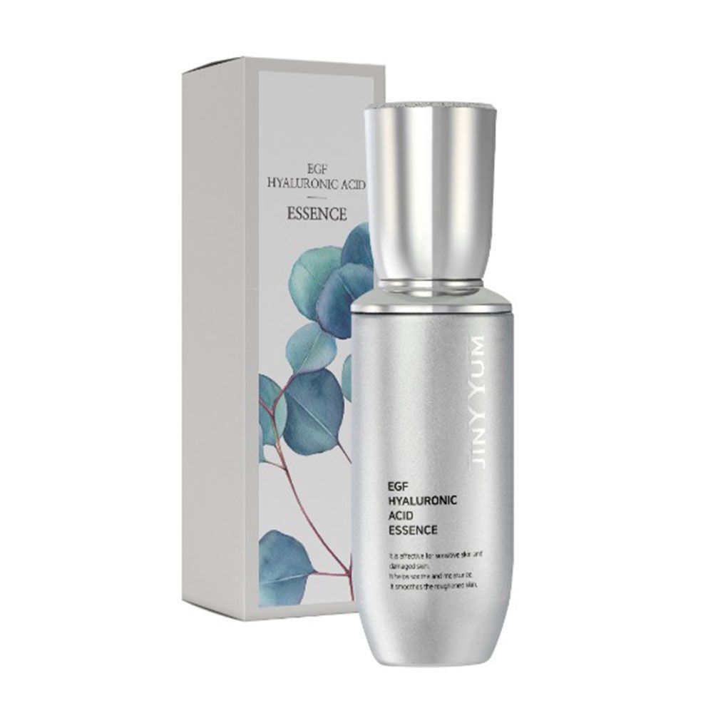 JINYYUM EGF Hyaluronic Acid Essence 50ml Moisture Growth Solution for Brightening Wrinkle Care and Intensive Skin Elasticity _ Made in Korea 