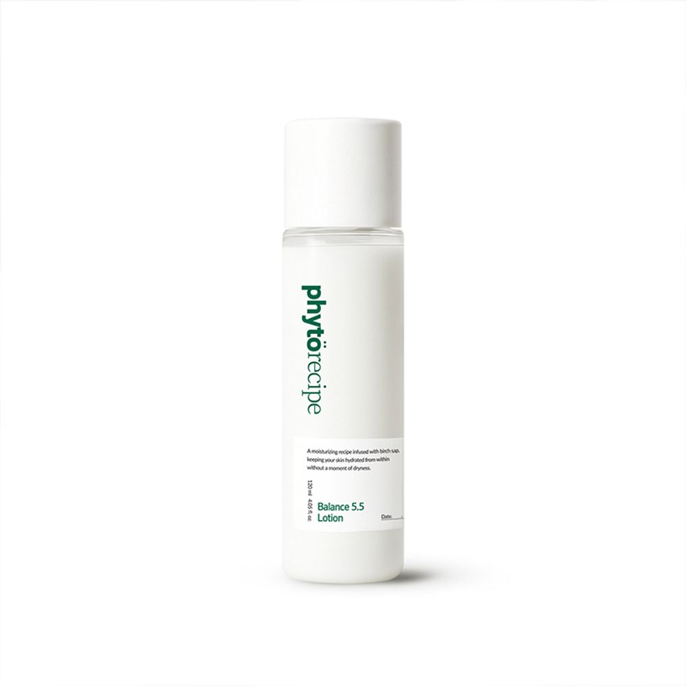 PHYTORECIPE Balance 5.5 Lotion 120ml Low pH Vegan Moisturizer for Sensitive Skin Barrier Care and Hydration _ Made in Korea