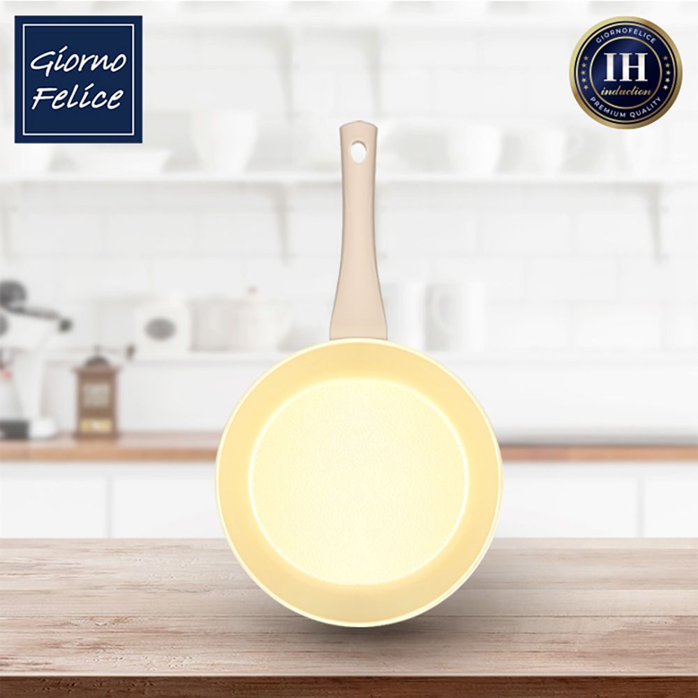 GIORNO FELICE Harmony Multi Ceramic Frying Pan 24cm Induction Compatible Non-Stick Oil-Road Technology _ Made in Korea