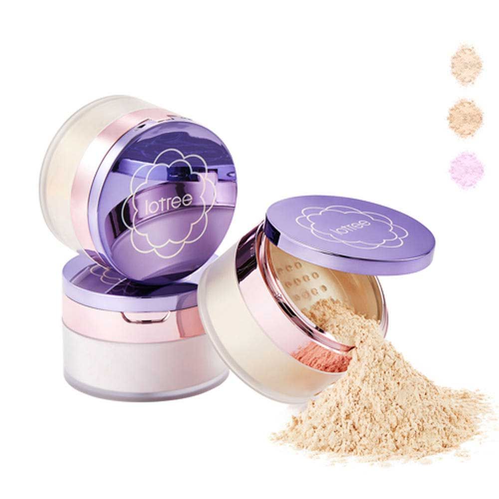 LOTREE Anti-Pollution Dust Shield Loose Powder with Jewel Complex for Pore Coverage and Sebum Control 20g _ Made in Korea
