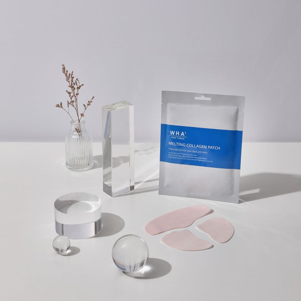 WHA' YUNSUL Melting Collagen Patch 1Sheet Anti Aging Glutathione Peptide Dissolving Lifting Film _ Made in Korea