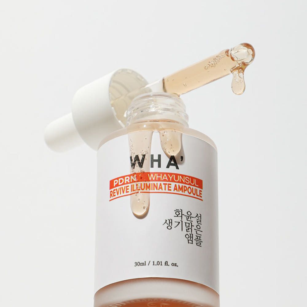 WHA' YUNSUL PDRN Revive Illuminate Ampoule 30ml Anti Aging Wrinkle Care Brightening Salmon DNA _ Made in Korea