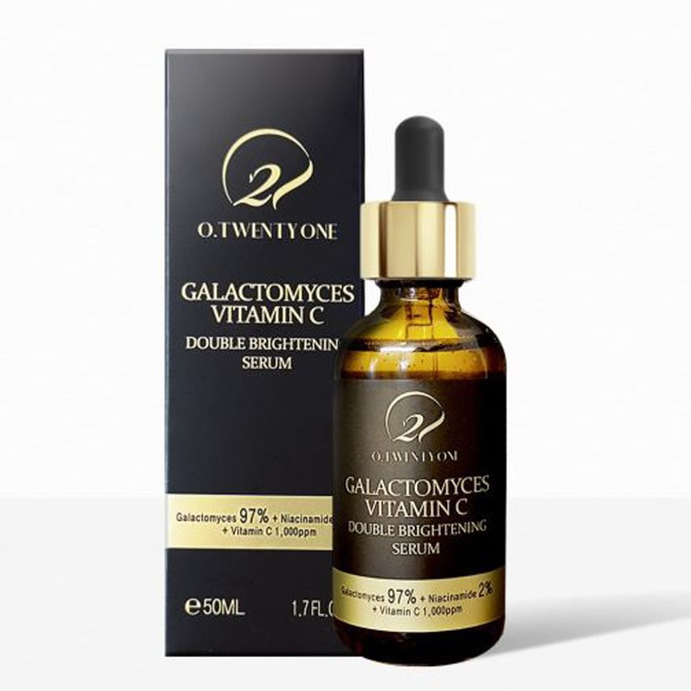 O21 Galactomyces Vitamin C Double Brightening Serum 50ml Pure Vitamin Niacinamide Wrinkle Pore Care _ Made in Korea