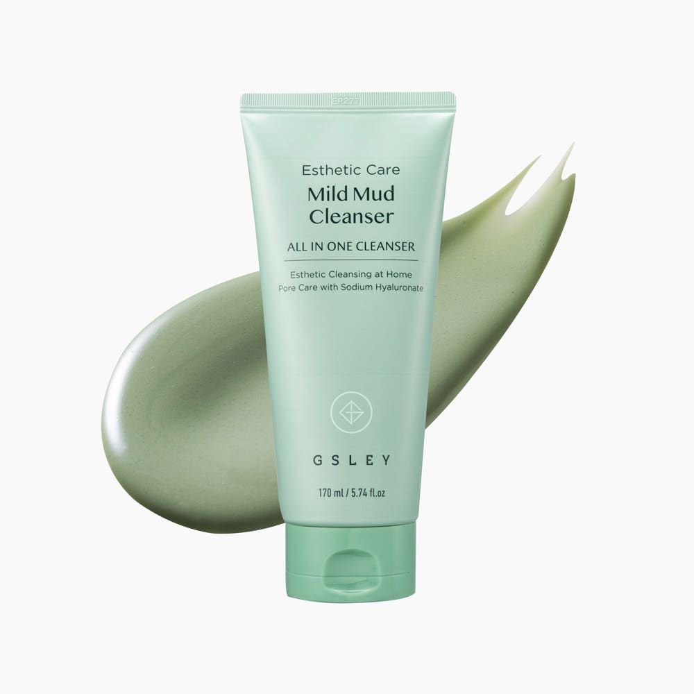 GSLEY Mild Mud Cleanser 170ml Pore Deep Cleansing Kaolin Bentonite Cooling Soothing Micro Foam _ Made in Korea