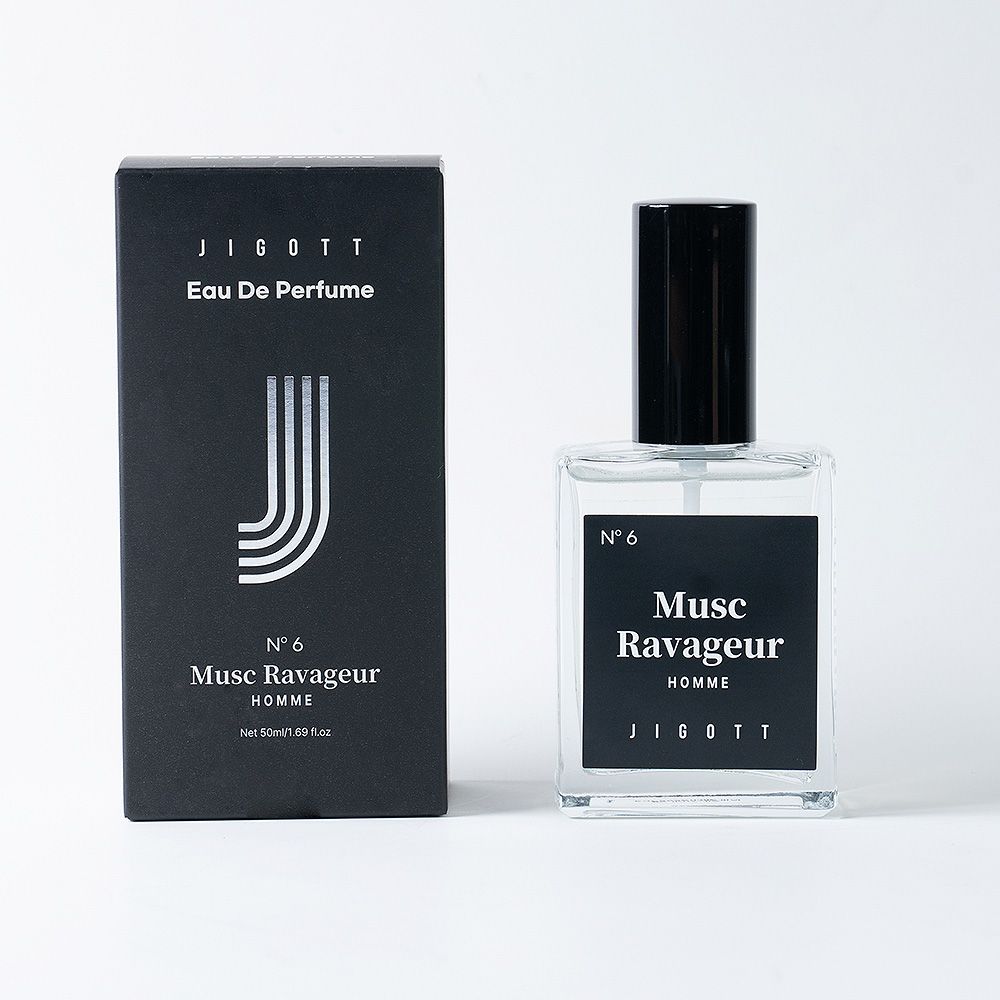 JIGOTT N° 6 Musc Ravageur Homme Eau De Perfume, 50ml Warm Spicy Musk Fragrance _ Made in Korea