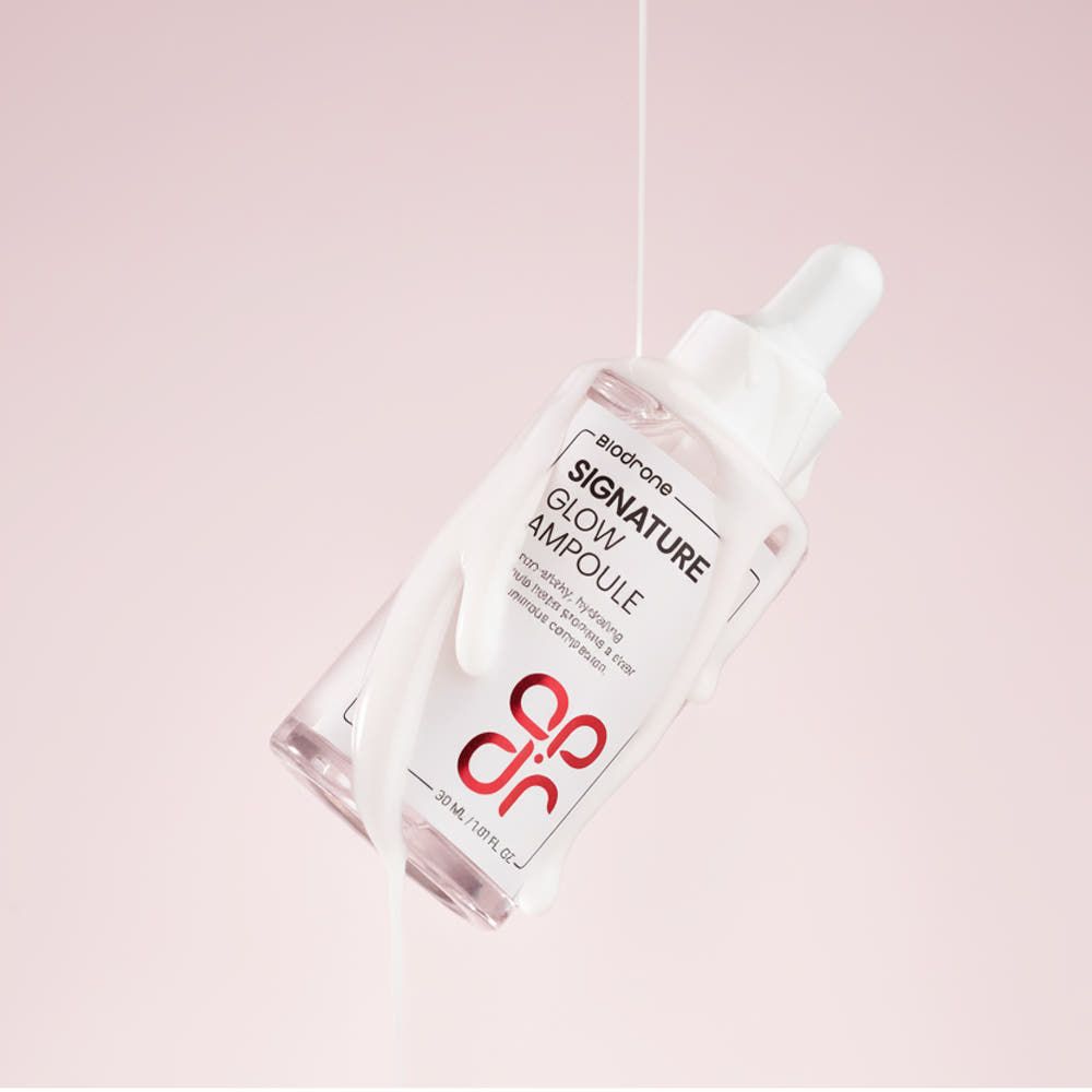 BIODRONE SIGNATURE Glow Exosome Ampoule 30ml Anti Aging Brightening Milky Radiance K Beauty _ Made in Korea