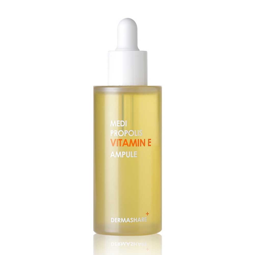 DERMASHARE Medi Propolis Vitamin E Ampoule 50ml Hydrating Barrier Repair Brightening Skincare Serum _ Made in Korea