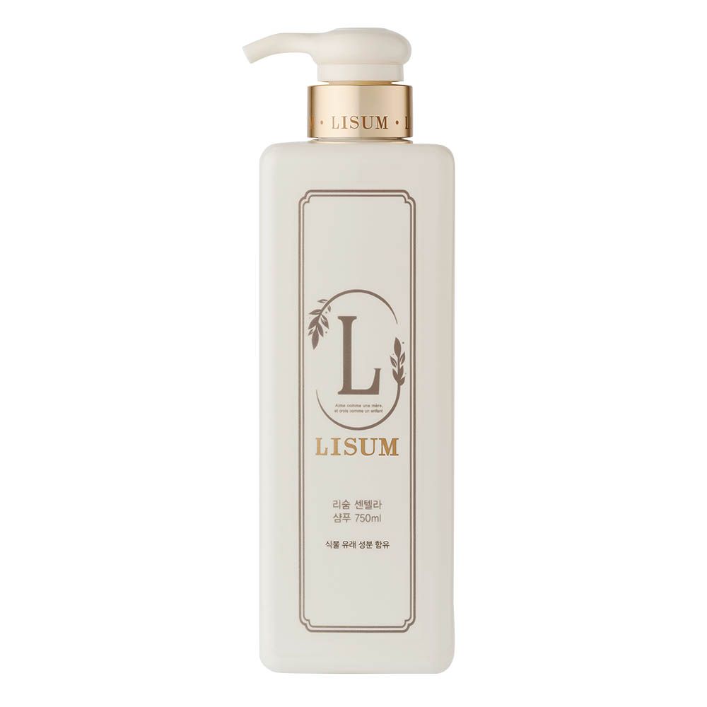 LISUM Centella Cica Baby Shampoo 750ml Plant Derived Foam Mildly Acidic Ceramide Hair Care _ Made in Korea