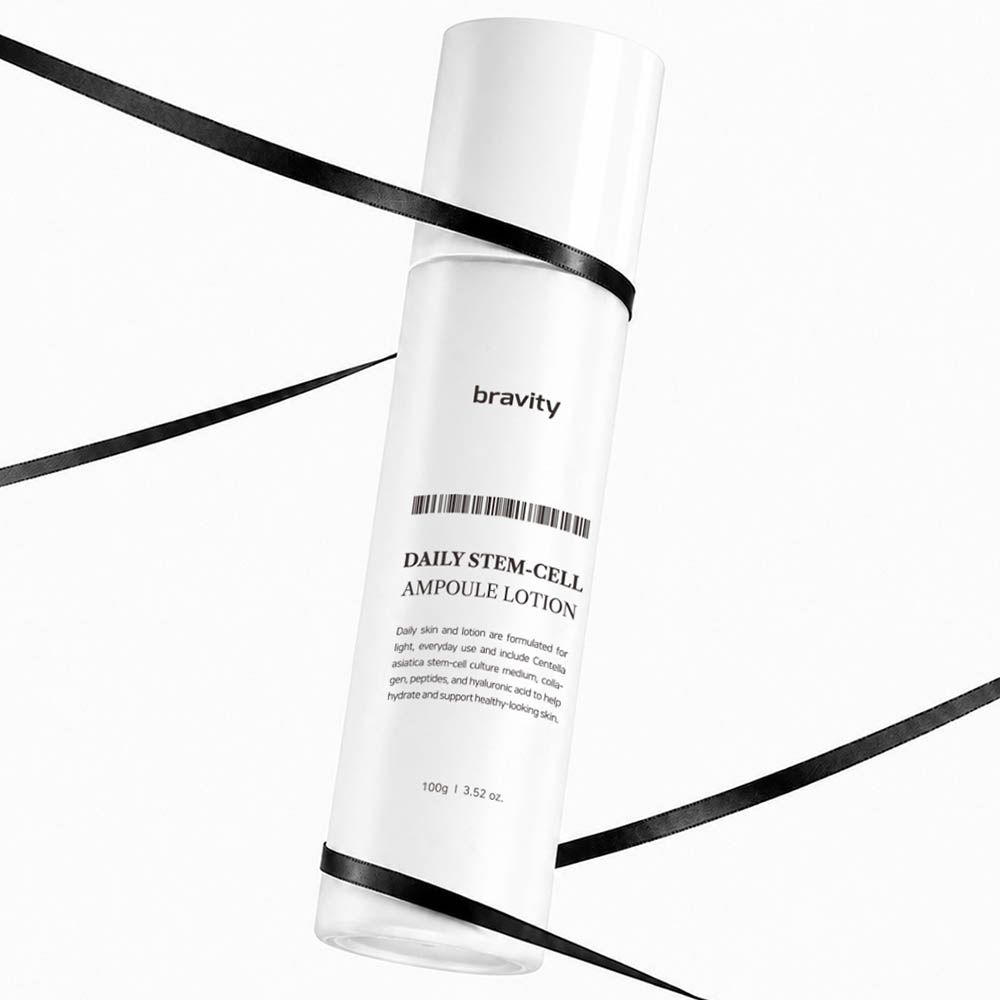 Bravity Daily Stem Cell Ampoule Lotion 100ml Hydrating Barrier Brightening Wrinkle Care _ Made in KOREA