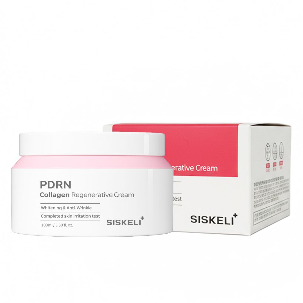 SISKELI PDRN Collagen Regenerative Cream 100ml Anti Aging Whitening Wrinkle Care Hydration _ Made in KOREA