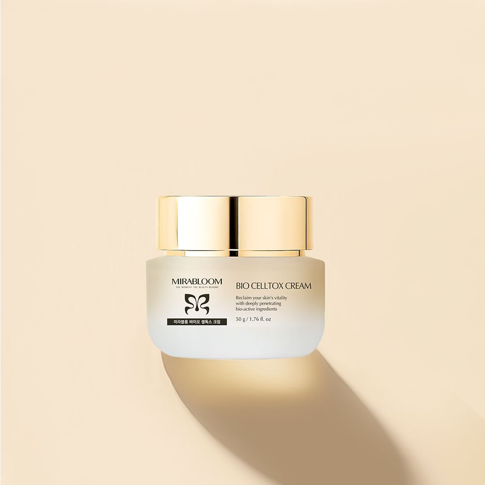 MIRABLOOM Gold Celltox Cream 50g Korean Anti-Wrinkle Brightening Hydrating Firming Radiance Care _ Made in KOREA