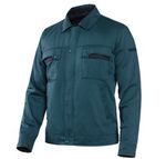 [Heidi] ZB-J120 blue green gabardine jacket _ all seasons, work clothes, office clothes, group clothes, uniforms