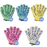 DEPOTONE FREEPLAY Kids’ Experimental Gloves 5 Sets – Cute Puppy Paw Design, Anti-Slip, Elastic & Safe Cotton for Creative Play _ Made in KOREA