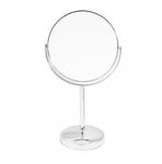 [Star Corporation] HM-421 _ mirror, hand mirror, tabletop mirror, double-sided mirror, Simple, clean design and double-sided tabletop mirror for 360-degree rotation