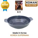 [KOMAN] BlackWin Titanium Coated Dual-Handle Wok 28cm - Nonstick Cookware 6-Layers Coationg Frying Pan - Made in Korea