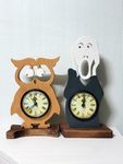 [Dosian Factory] Golden Owl Screaming Clock _Table Clock, Housewarming Gift, Interior Design_ Made in Korea