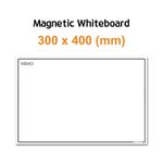 [FOBWORLD] Magnetic Whiteboard _ 400mmX300mm, Dry Erase Board with Flexible Rubber Magnet, for Steal Wall Door Fridge Factory School Office Home _ Made in Korea