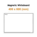 [FOBWORLD] Magnetic Whiteboard _ 600mmX400mm, Dry Erase Board with Flexible Rubber Magnet, for Steal Wall Door Fridge Factory School Office Home _ Made in Korea