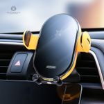 [MOMOTO] P1_Motion detection, Wireless Smart Car Charger Mount, Auto slide Clip, 360-degree rotation, Options for Dashboard, Air Vent, Windshield, Auto reminder