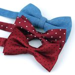 [MAESIO] BOW7015 BowTie set _ Pre-tied bow ties Formal Tuxedo for Adults & Children,  For Men Boys, Business Prom Wedding Party, Made in Korea