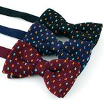 MAESIO BOW7019 Bow Tie – Business, Office Look, Tuxedo, Solid Knit for Wedding & Party _ Made in KOREA 