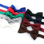 MAESIO BOW7031 Bow Tie – Business, Office Look, Tuxedo, Solid Knit for Wedding & Party _ Made in KOREA