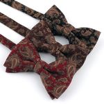 MAESIO BOW7051 Solid Bow Tie – Business, Office Look, Tuxedo, Wedding, Party _ Made in KOREA