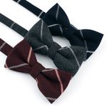 MAESIO BOW7054 Solid Bow Tie – Business, Office Look, Tuxedo, Wedding, Party _ Made in KOREA