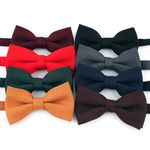 MAESIO BOW7062 Solid Bow Tie – Business, Office Look, Tuxedo, Wedding, Party _ Made in KOREA