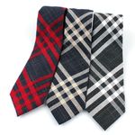 [MAESIO] KCT0052 Fashion Check Necktie 8cm 3Color _ Men's Ties, Formal Business, Ties for Men, Prom Wedding Party, All Made in Korea