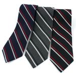 [MAESIO] KCT0061 Fashion  Stripe NeckTie 8cm 3Color _ Men's Tie, Business Office Look, Wedding Party,Made in Korea,