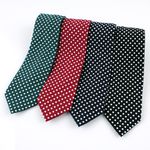 [MAESIO] KCT0079 Fashion Dot NeckTie 8cm 4Color _ Men's Tie, Business Office Look, Wedding Party,Made in Korea,