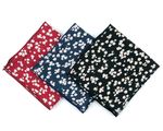 [MAESIO] KHC8005 Handkerchief Floral design_ Men's Handkerchief Mens Pocket Squares, Made in Korea