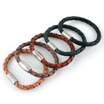 [MAESIO] KAC1002 Cowhide Fashion Bracelet _ Fashion Bracelet, Leather Bracelet for Men, Magnetic Clasp, Made in Korea