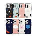 S2B JUST4YOU ART MagSafe Card Bumper Case Galaxy – Card Slot, MagSafe magnet, Wireless Charging, NFC - Made in Korea