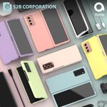 [S2B] Alpha Pastel Galaxy Z Fold 2 Hard Case Cover _ High-quality color printing Designed for Samsung Galaxy Z Fold 2 2020, Made in Korea