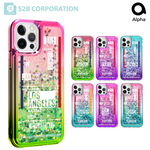 [S2B] Alpha Tour Bling Aqua Case for iPhone_ Full Body Protective Cover Compatible For iPhone 12/12Pro/12Mini/11/11 Pro Max/XR, Made in Korea