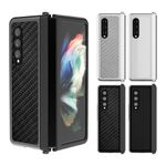 [S2B] Alpha Galaxy Z Fold 3 Slim Fit Stand Bumper (Carbon) _ 4 Sensuous Colors Designed for Samsung Galaxy Z Fold 3, Made in Korea
