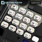 [S2B] Just4You Boarding AirPods Pro Case Cover _ Boarding Pass, Wireless Charging Cover Full Cover Protective Case Skin for Apple Airpods Pro, Made in Korea