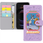 [S2B] Disney Retrobook Thin Diary Case-Smartphone Card Storage Wallet iPhone Galaxy Case-Made in Korea
