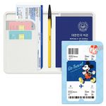 [S2B] Disney Travel Anti-Hacking Passport Case-Disney Passport Case, Card Storage Case, Storage Pocket, Electromagnetic Wave Blocking Film, Anti-Skimming-Made in Korea