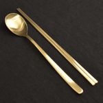 [HAEMO] Dios,  Titanium Spoon & Chopsticks _ Reusable Stainless Steel, Korean Chopstick Spoon _ Made in KOREA